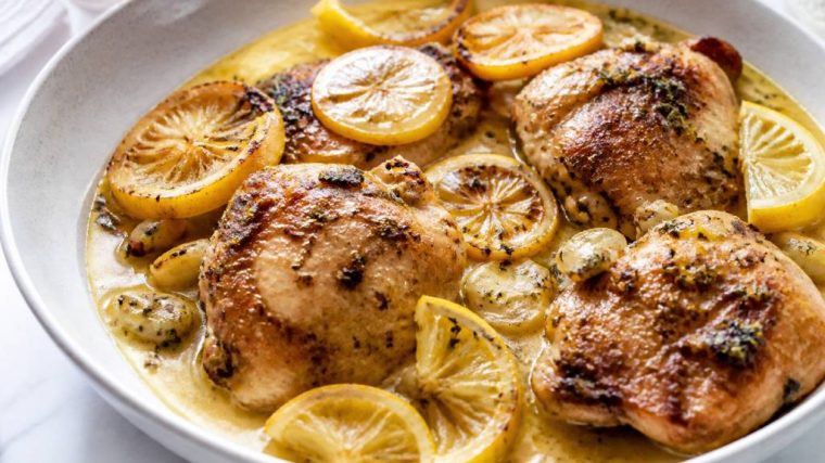 Poulet citron Ottolenghi : une recette parfumée et fondante