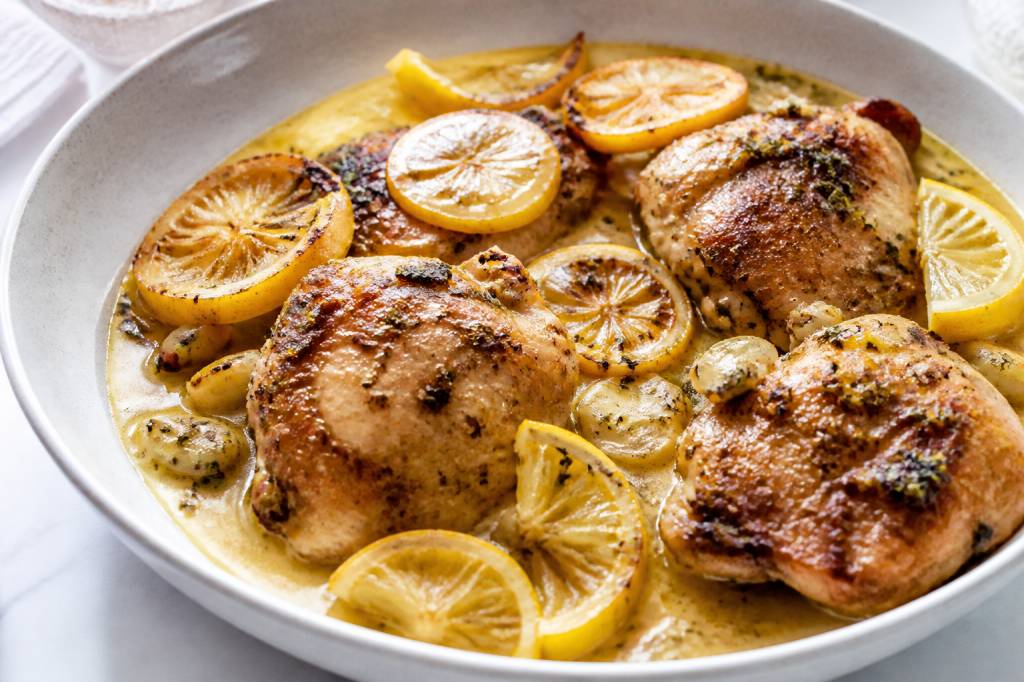 Poulet citron Ottolenghi : une recette parfumée et fondante