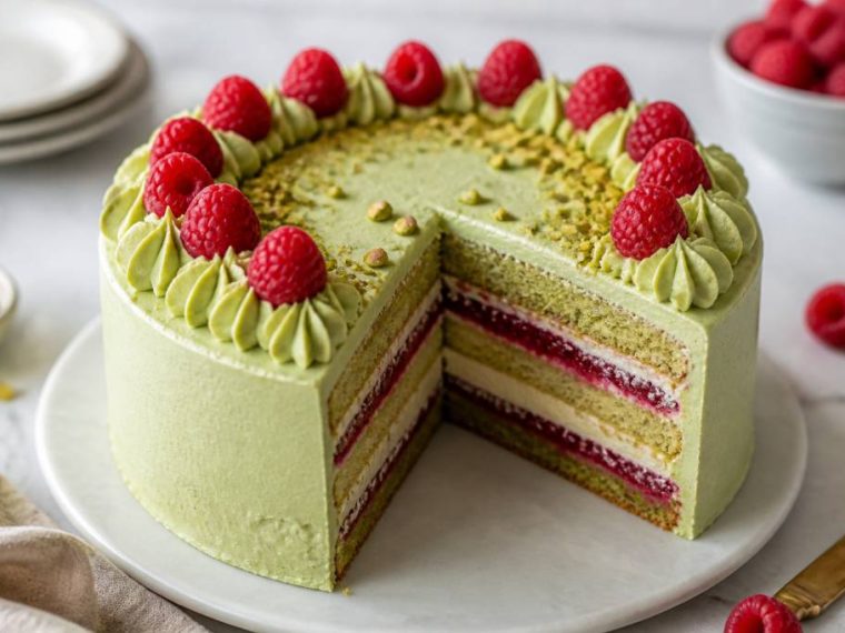 Gateau anniversaire pistache framboise : une recette raffinée et fruitée