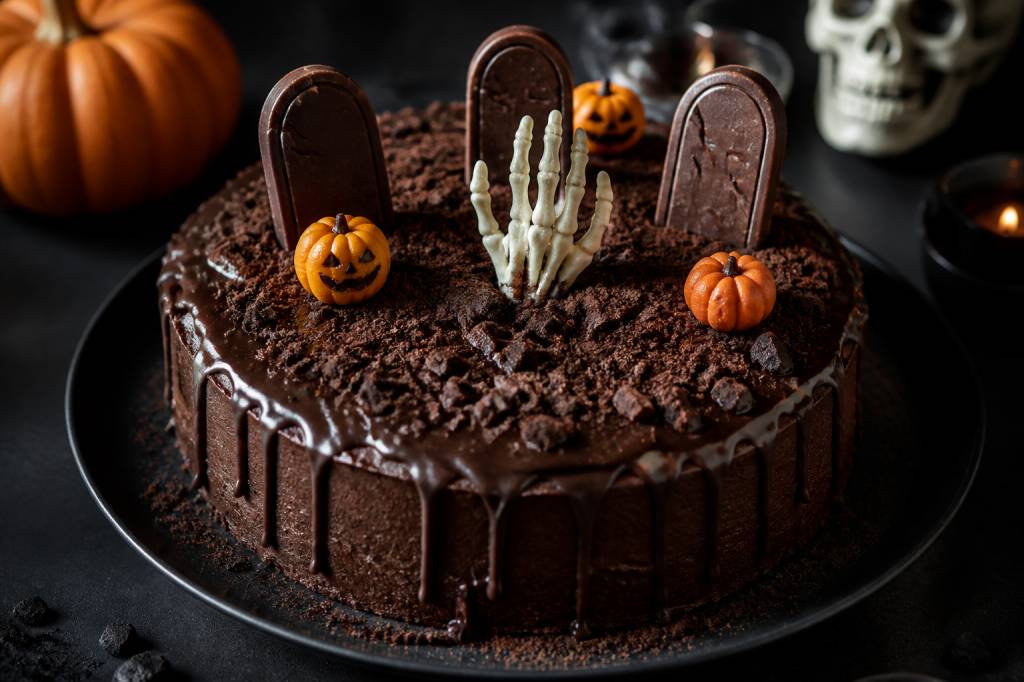 Gateau au chocolat halloween : une recette gourmande et terrifiante