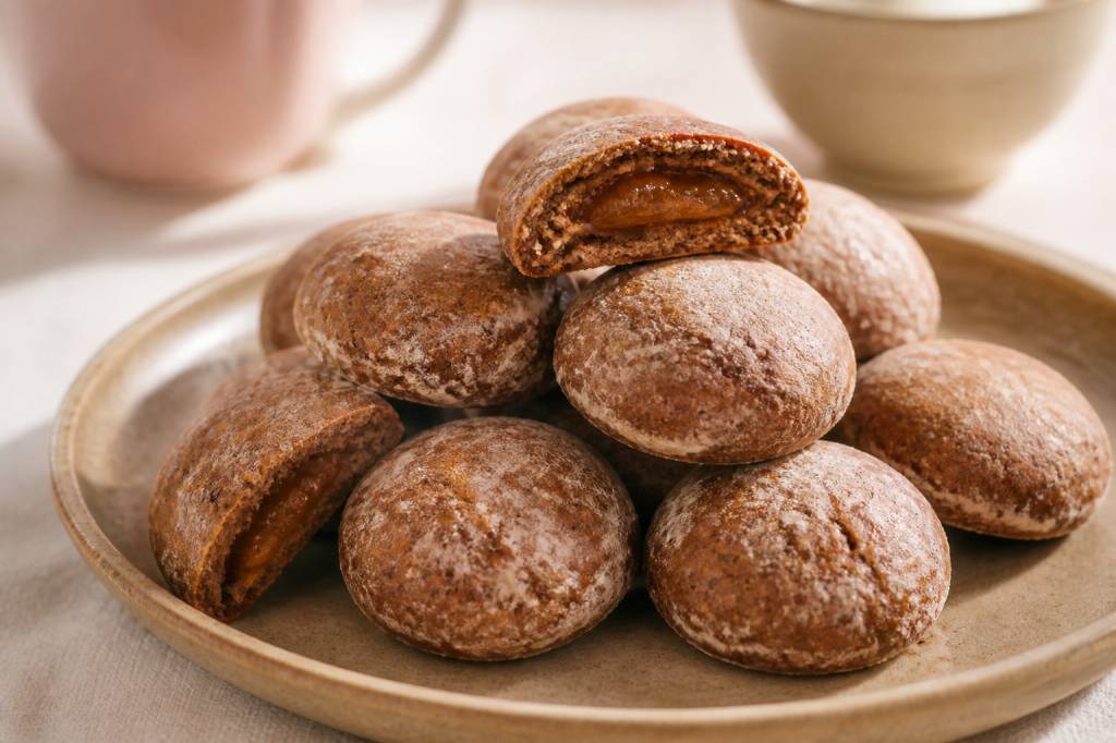 Recette nonnettes : les petits pains d'épices fourrés à la marmelade