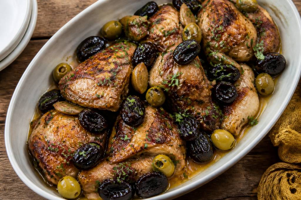 Poulet marbella Ottolenghi : la recette méditerranéenne aux pruneaux