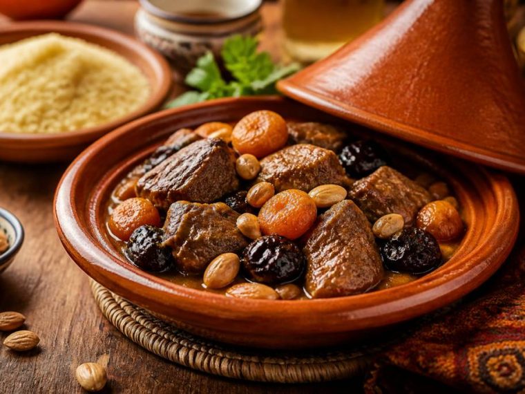 Tajine de boeuf : une recette mijotée aux épices marocaines